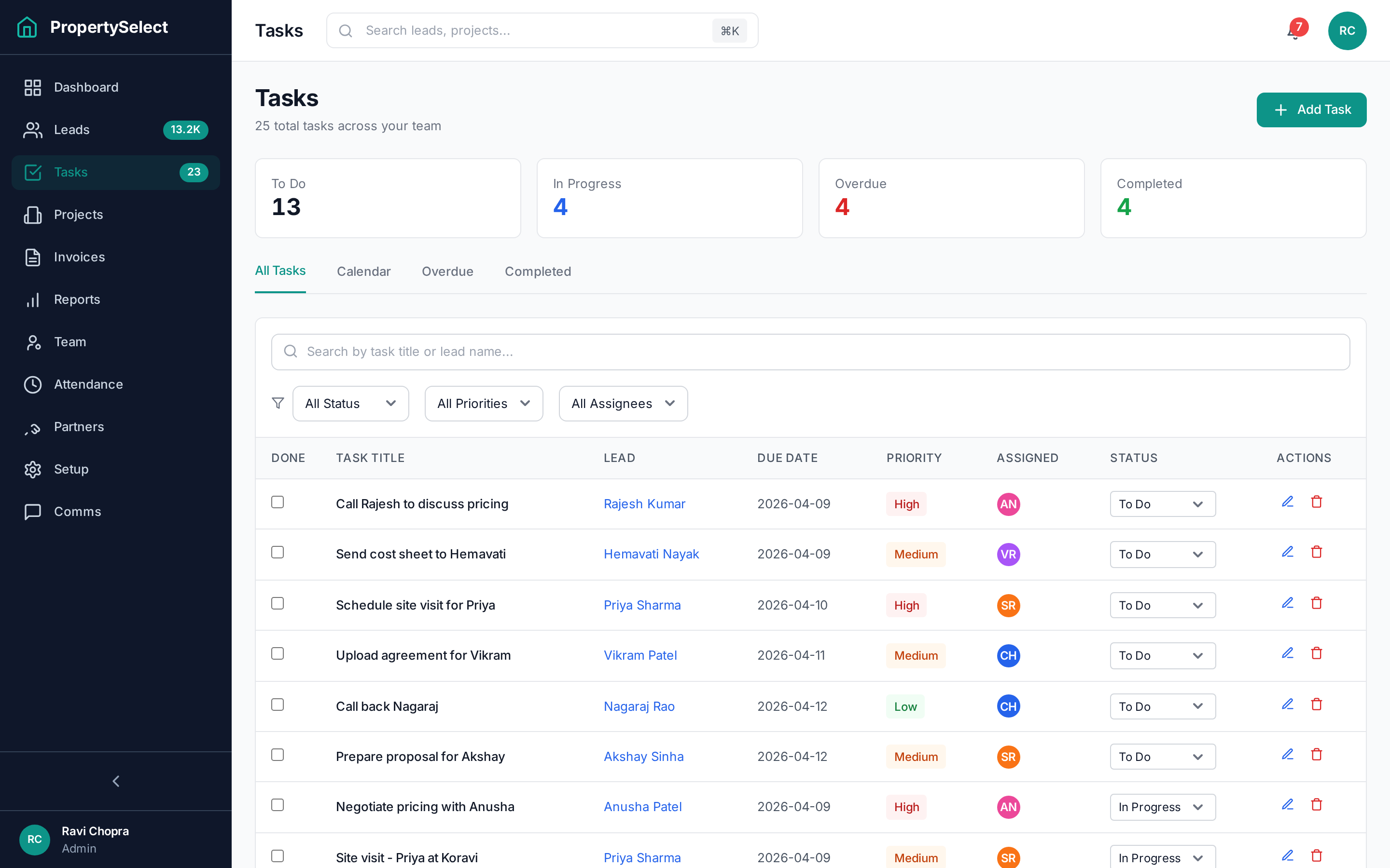 Task & Calendar